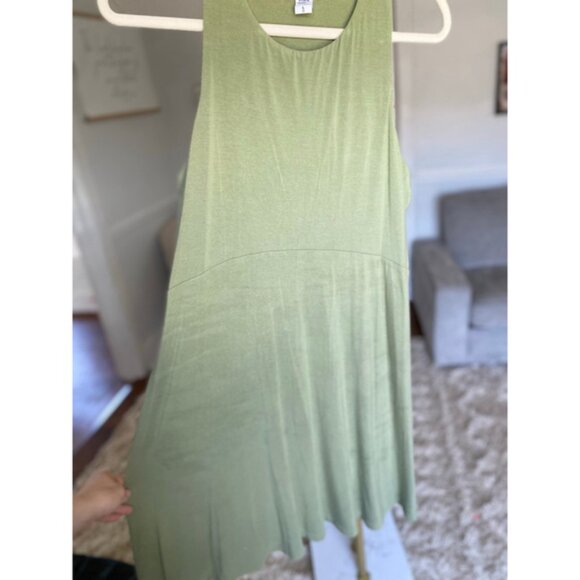Athleta Modal Dress Minimal Travel Buttery Soft Lounge Neutral Summer - Picture 4 of 9